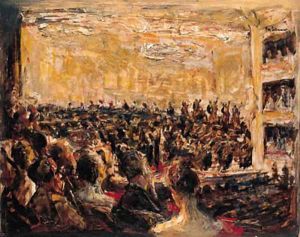 Konzert in der Oper by Max Liebermann