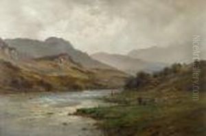 The Llugwy In Flood - Capel Curig