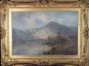 The Head Of Loch Lomond by Alfred de Breanski