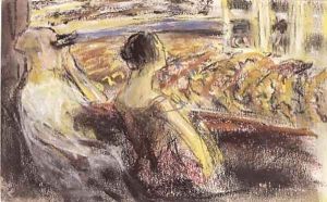An der Oper by Max Liebermann