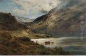Sunlight In The Highlands by Alfred de Breanski