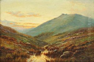 Paysage Ensoleille by Alfred de Breanski