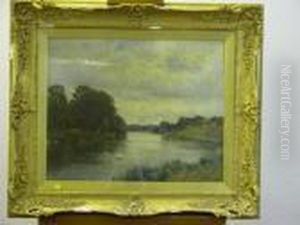Pangborne Reach by Alfred de Breanski