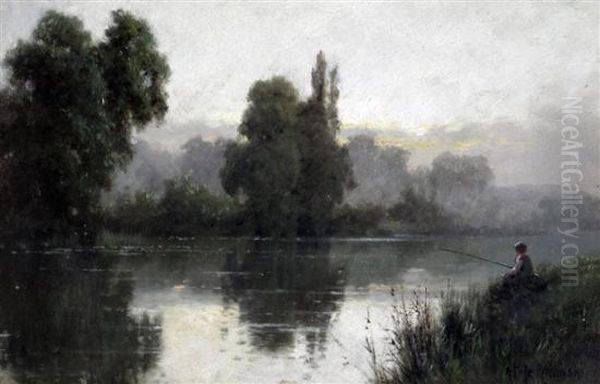 Angler In A Landscape - view 1