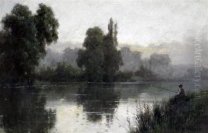 Angler In A Landscape Angler In A Landscape