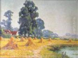 An August Morning by Alfred de Breanski