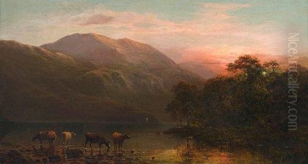 The Lledrvalley - Sunset - view 1