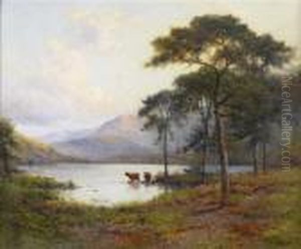 Evening In The Trossachs, N.b - view 1