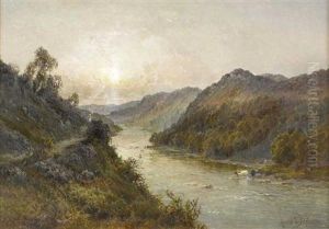 The Vale Of Llangollen by Alfred de Breanski