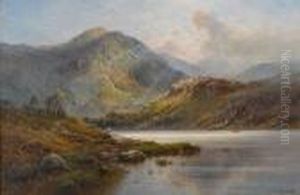 On Loch Lomond by Alfred de Breanski