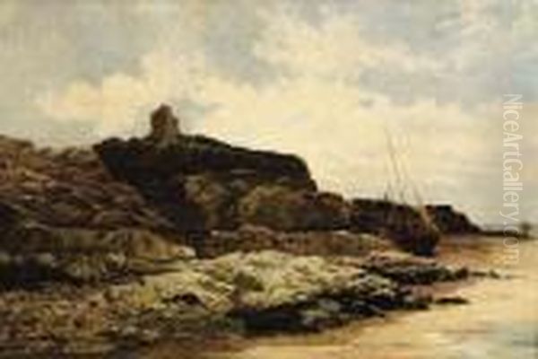 Heysham Abbey, Morecambe Bay - view 1