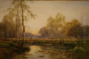 River Scene by Alfred de Breanski