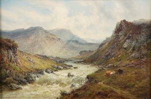 The Valley Of The Tummel by Alfred de Breanski