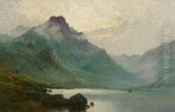 Easedale Tarn, Cumberland - view 1
