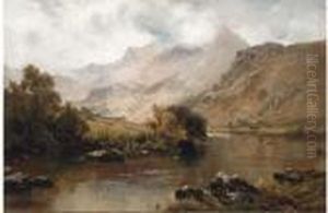 Tan-y-bwlch, Capel Curig, North Wales by Alfred de Breanski