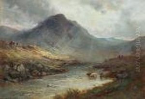 The Valley Of The Turk; The Valley Of The Leney by Alfred de Breanski