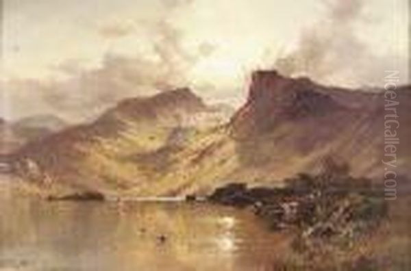 Highland Landscape At Sunrise - view 1