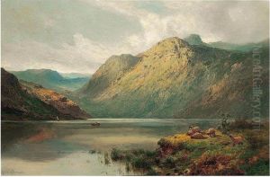 The Lake At Stronachlacher, N.b. by Alfred de Breanski