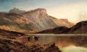 Ben Nevis, Evening by Alfred de Breanski