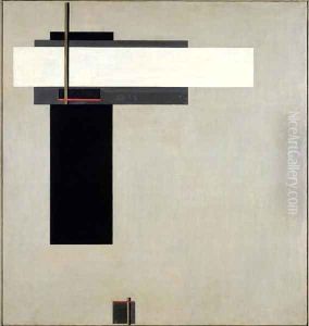 Composition Proun GBA 4, c.1923 by Eliezer Markowich Lissitzky