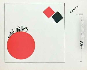 Illustration to 'The Story of Two Squares', 1922 by Eliezer Markowich Lissitzky