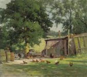 The Evening Light by Alfred Fontville De Breanski