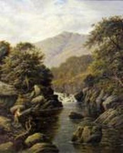 Dalgety, North Wales by Alfred Fontville De Breanski