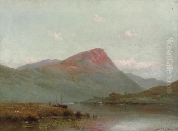 Evening Llyn Gwynant, Snowdonia - view 1