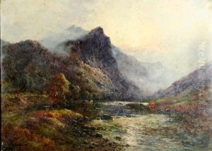 A Highlandtorrent by Alfred Fontville De Breanski