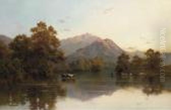 Evening, The Trossachs, Stirling, Scotland - view 1