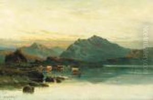 Cattle Watering, Loch Fad