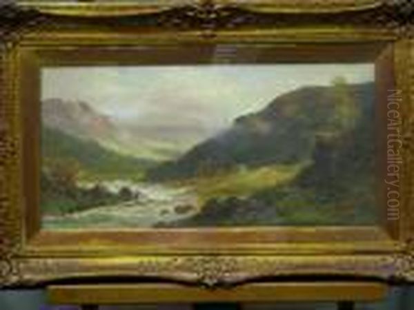 Scottish Landscape With River And Croft - view 1
