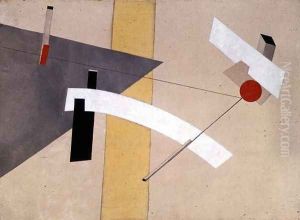 Proun 12 E, 1923 by Eliezer Markowich Lissitzky