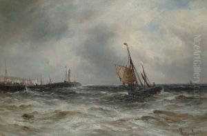 Coming Into Harbour by Gustave de Breanski