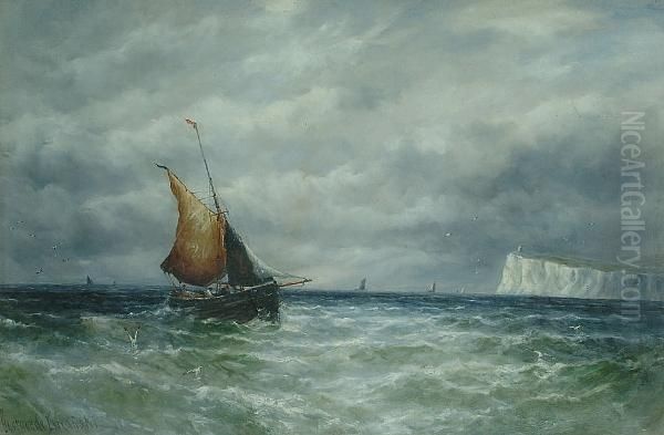 A Fishing Boat Off The Coast - view 1