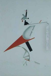 Illustration to 'The Story of Two Squares', 1922 2 by Eliezer Markowich Lissitzky