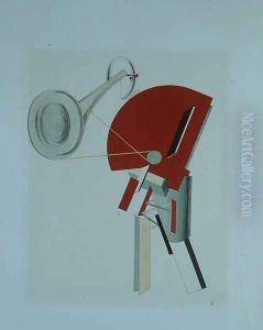 llustration to 'The Story of Two Squares', 1922 by Eliezer Markowich Lissitzky
