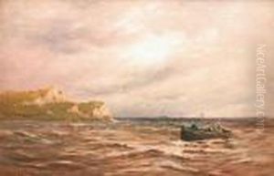 Off Rye Harbour, Sussex by Gustave de Breanski