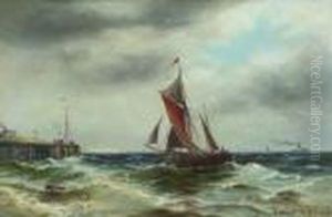 Marine. by Gustave de Breanski