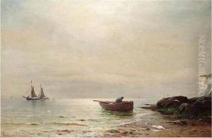 Fishing Boat, Signed, Oil On Canvas, 60 X 91 Cm.; 23 3/4 X 35 3/4 In Fishing Boat, Signed, Oil On Canvas, 60 X 91 Cm.; 23 3/4 X 35 3/4 In