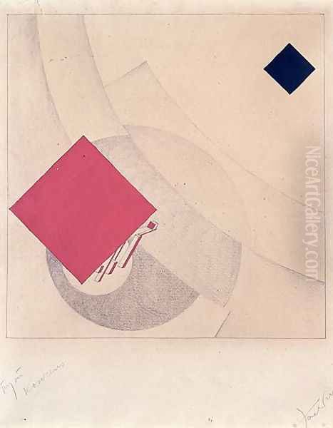 Study for 'This is the end' from the 'Story of Two Squares', 1920 - view 1
