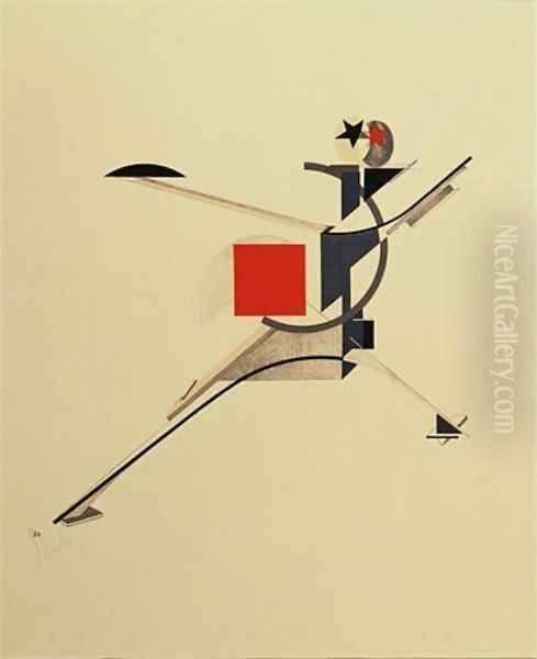 New Man by Eliezer Markowich Lissitzky