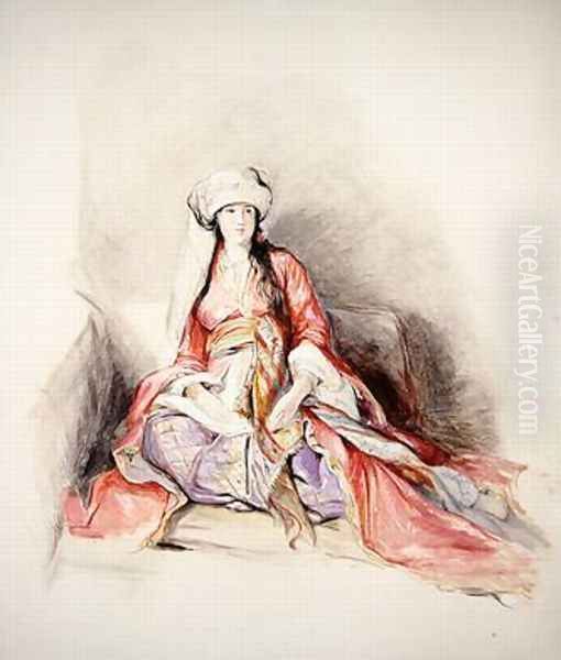 A Levantine Lady in Turkish Dress Constantinople - view 1
