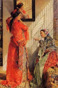 Indoor Gossip, Cairo by John Frederick Lewis