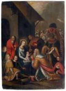 L'adoration Des Bergers by Louis de Caullery