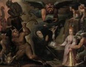 The Temptation Of Saint Anthony by Louis de Caullery