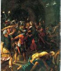 El Prendimiento De Cristo by Louis de Caullery