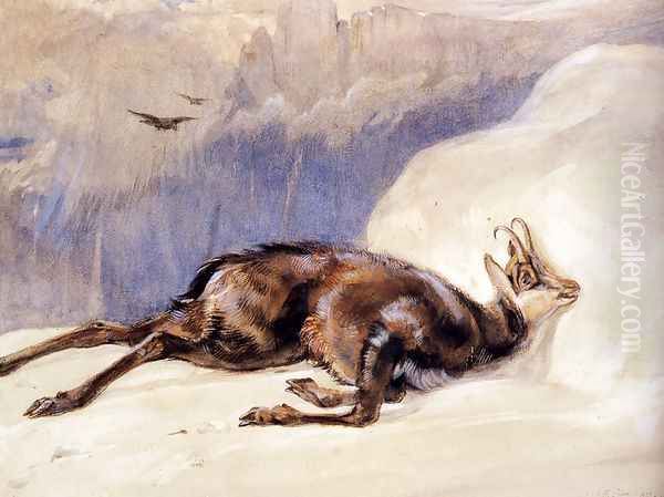 The Chamois, Sketched In The Tyrol - view 1