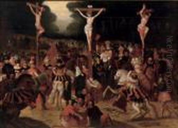 The Crucifixion On Mount Calvary - view 1