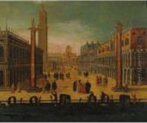 Piazzetta San Marco by Louis de Caullery